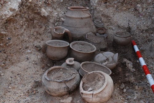 Tumba hallada en la campaña de 2007