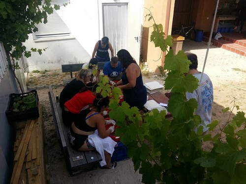 Por la tarde, taller de cerámica